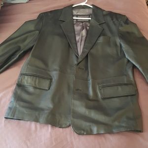 Very nice leather dress jacket size 46